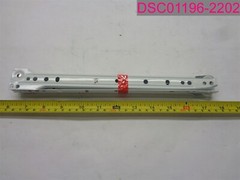 QTY=6 Sets; 12″ White Metal Drawer Slides, 11-7/8″ Long x 1/2″ Wide.