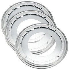 3 PCS 12″ Lazy Susan Hardware Turntable Swivel Base 1000 lb Capacity Galvanized