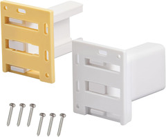 2 Pack Drawer Slide Socket Set, Drawer Track Back Plate, Cabinet Drawer Slides,