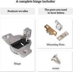 Replacement for Blum 110 Cabinet Hinges, Hinge Back Model 30.310-11.02, Blum 110
