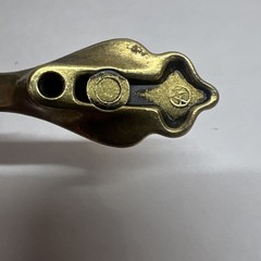2 Amerock 1301-1 Antique Brass Cabinet Handle Pull 3″ Center 5-1/2″ L No Screws