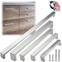 6″ – 24″ Inch Modern Bold Euro Stainless Steel Kitchen Cabinet Bar Pull Handle