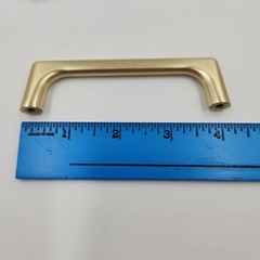 Brushed Gold Cabinet Handles Drawer Pulls 5pc Champagne Brass Modern Hardware