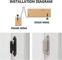 Overlay Kitchen Cabinet Hinges Self Closing Face Mount Cupboard Door Hinge Lot