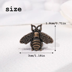 Retro Bee Shaped Metal Cabinet Handles 6 Pack Drawer Knobs Furniture Hardware
