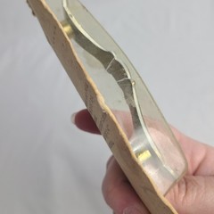 Vintage W.T. Grant NOS Brass Drawer Cabinet Pull Handle Brass French Provencial