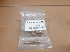 Alno A1172-PB/NL 1″ Knob Unlaquered Brass *NEW*
