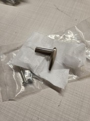 Du Verre DVSL301-SN Small knob in satin nickel