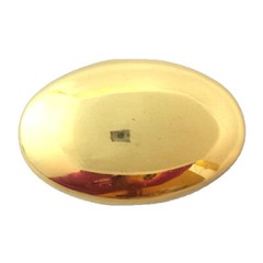 BELWITH Hollow 1-7/16″ Oval Cabinet Knob Pull Polished Brass P534-PB