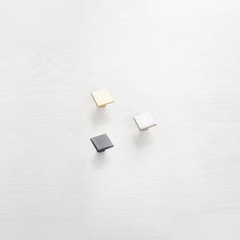 Heritage Designs Tempo 1-3/16 In. Matte Black Square Cabinet Knob (10-Pack)