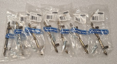 Lot of 7 Amerock BP3424-BB 3-inch Center Pull Burnished Brass Handles