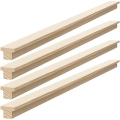 Yousoontic 4 Pack Hardwood Center Mount Drawer Slides Wooden Drawer Track Cla…