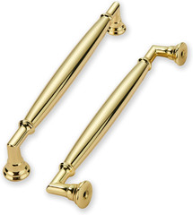 5 Inch Polished Brass Cabinet Pulls – 10 Pack Heavy Duty Handles