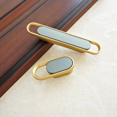 Gold&Silver Gray Dresser Pull knob Drawer Pull Handle Kitchen Cabinet Knob Pull