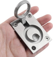 1pcs Flush Pull Ring Handles 2.5 X 1.8 Hidden Recessed Furniture Handle 304 S