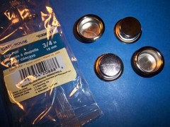 NEW Gatehouse Cup Pulls 3/4″ Satin Nickel 4 Pack 0308717 FREE SHIPPING MS13