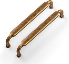 Goo-Ki 5 Inch Hole Center Antique Brass Zinc Alloy Cabinet Pulls Kitchen Cabinet