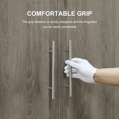 Cabinet Handle 2-16 inch T-shaped handle household stainless steel drawer handle