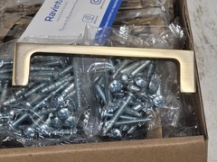 Ravinte 20 Pack Champagne Bronze Cabinet Handles 3-3/4 Inch Hole Center Open Box