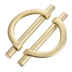 10 Pack Brushed Gold Pulls Cabinet Door Handles 3.75″ (96MM) Hole Centers