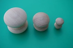 3 SIZES SHAKER WOOD KNOBS ANTIQUE STYLE 11/16″; 1 /3/8″; 1 3/4″
