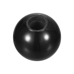 M10 Phenolic Thread 32mm Dia Threaded Ball Knobs for Machine Handle Black
