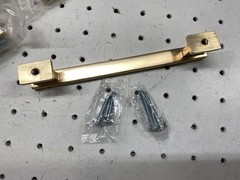 Brushed Gold Modern 6 in Bar Pull Cabinet Drawer Handles 10 Pack SP-2891-128-BRA