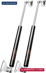 25 inch 100 lbs Gas Strut Shocks, 445 N Per Prop with L-Type Mounts for TV Cabin