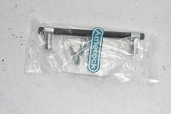 Lot of 10 Amerock Destine 5-1/16″ Center Pulls Matte Black Polished Chrome