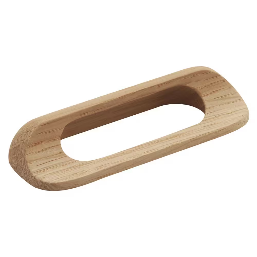 Natural Woodcraft 3-3/4 In. (96 Mm) Un Wood Cabinet Door and Drawer Pull Free Sh