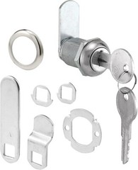 Secure Diecast Drawer and Cabinet Lock with 2 Keys and 3 Cams – Stainless Steel