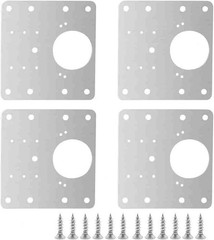 BIG SALE 4x/8x Hinge Repair Plate Stainless Steel Bracket Kit 3.54 x 3.54 inches