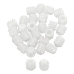 uxcell 200Pcs 0.42″x0.41″ Hinge Dowels, Plastic Dowel 0.42″x0.41″, White