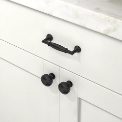 10 Pack Matte Black Cabinet Pulls 3 Inch(76mm) Kitchen Cabinet Handles Cabinet H