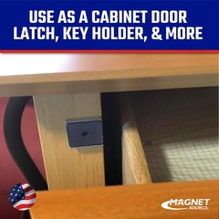 Master Magnetics Ceramic Latch Magnet Assemblies – Rectangular with Center Ho…