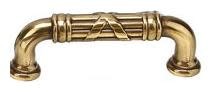 Emtek 86286 Ribbon and Reed Estate 6″ Center to Center Handle – French Antique