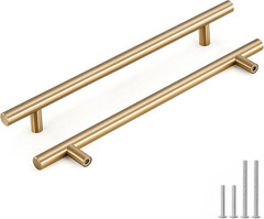 25 Pack 3 Inch(76Mm) Champagne Bronze Cabinet Pulls Gold Cabinet Handles Champag