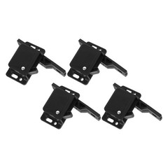 4Set Rv Cabinet Door Replacement Latch ABS Black Durable Camper Multifunctional