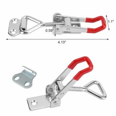 Heavy Duty Steel Toggle Latch Catches Adjustable Lock Clamp For Boxes Case New
