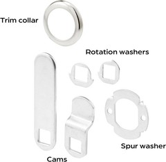 Stainless Steel Drawer and Cabinet Lock – 1-1/8 In. Length, 2 Keys Included