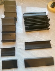 3″ and 6″ Modern Cabinet Edge Tab Pull, Drawer Pull, Cabinet Knob, Drawer Knob