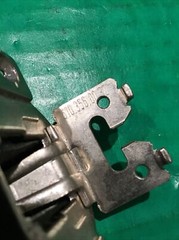 Lot of 2 MEPLA Hinge 698.256.53.00 Nickel w/510.356.00.32 Mounting Plate