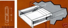 GRANT DRAWER SLIDES #340 12″ ZINC POLY BAGGED