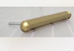 4.75″ length & center to center is 3 1/8″; rod is 1.5″ length Gold Pull