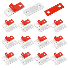Stainless Steel Cabinet Magnetic Door Catch No Drill Ultra Thin Latch Set locks