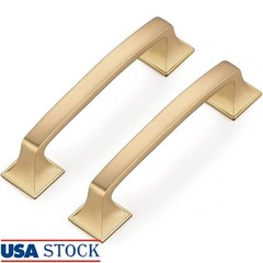 20 Pack Solid Square Arch Pulls Kitchen Cabinet Handles Zinc Alloy Drawer Pulls