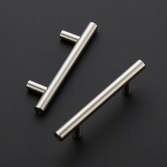 .Ravinte 10 Pack 5 Inch Satin Nickel Cabinet Pull Handles 3 Inch Hole Center