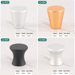Stainless Steel Round Cupboard Knob Chest Drawer Cabinet Kitchen Pull Handles