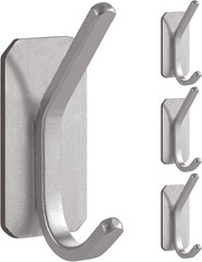 Heavy Duty Adhesive Wall Hooks, 30 lb Max Load Waterproof Hooks for Bathroom
