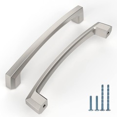 KNOKLOCK 10 Pack 6 Inch(152mm) 6″/152MM Hole Center, Brushed Satin Nickel